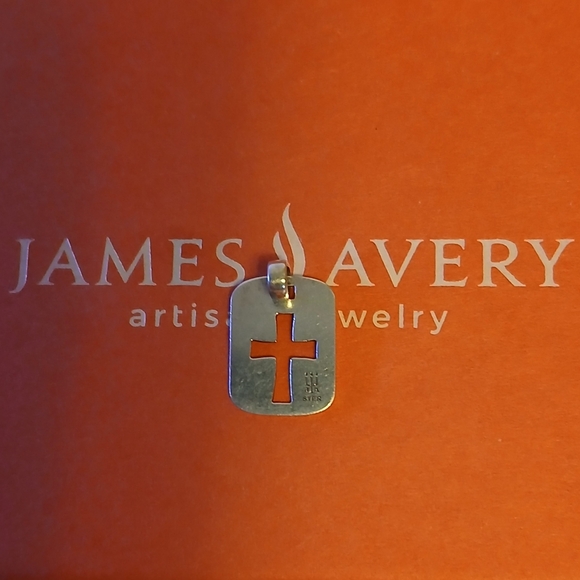James Avery Retired Crosslet Shield - Picture 3 of 5